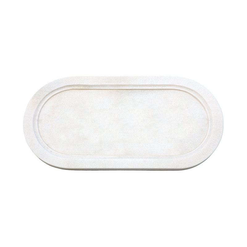 Oval Kraft Plate – Custom Color